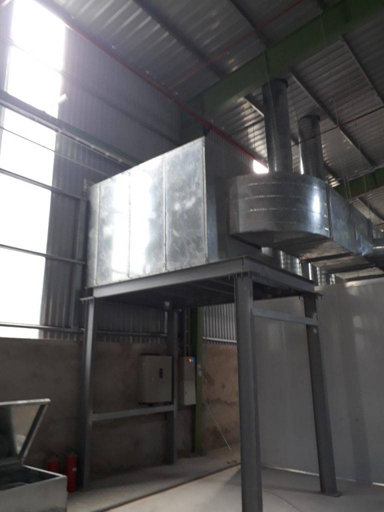 Quạt cấp gió sạch cho phòng sơn