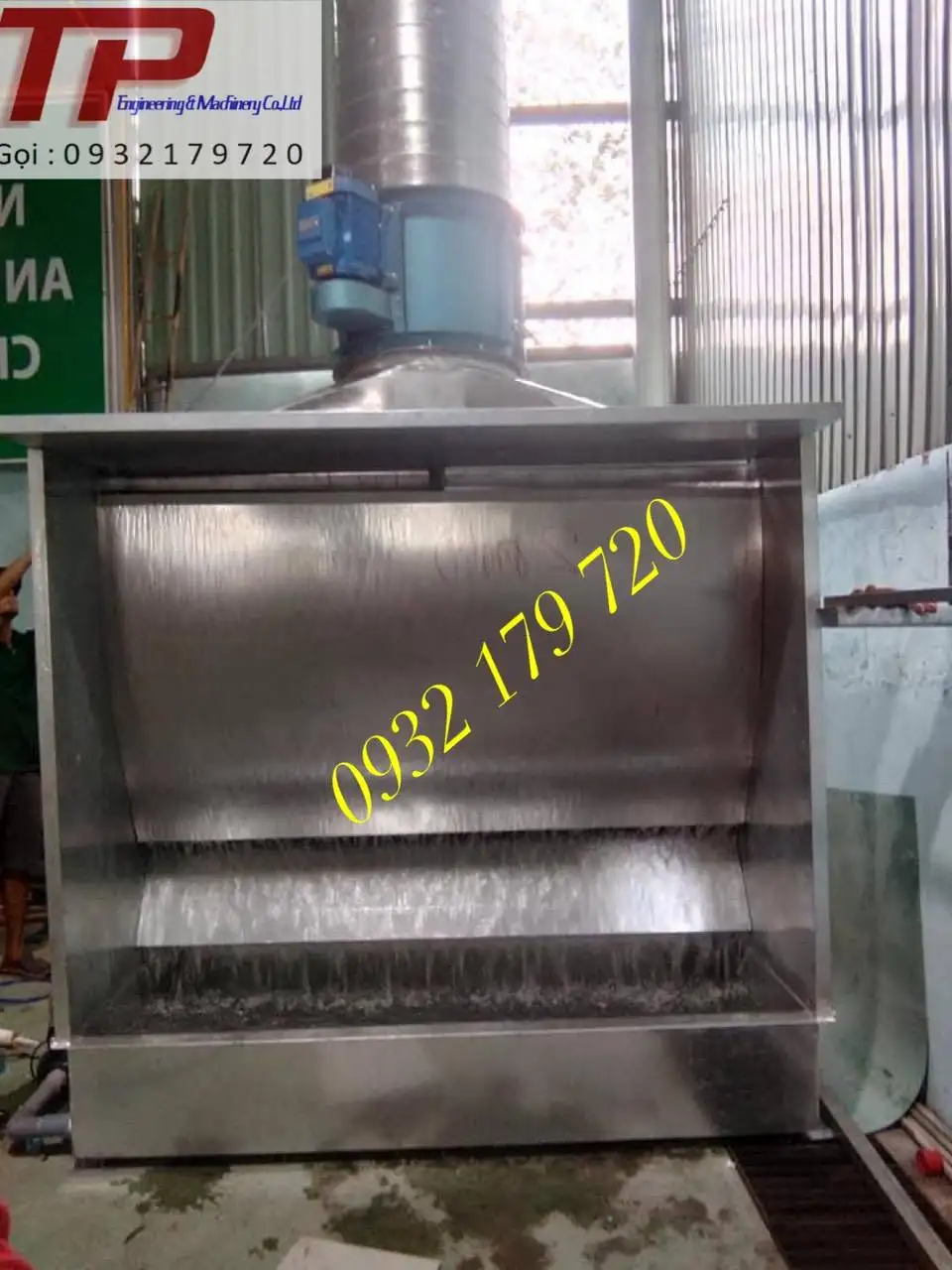 giá buồng sơn màng nước 2m giá buồng sơn màng nước 2m