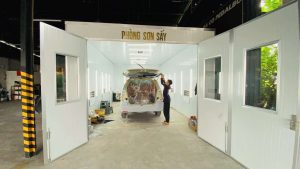 Giá Phòng sơn ô tô tự chế Phong son say o to
