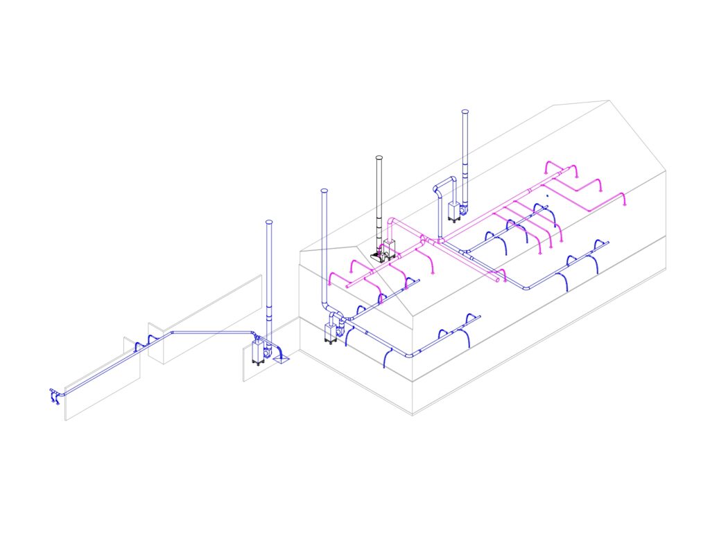sơ đồ bản vẽ hệ thống xử lý khía thải than hoạt tính