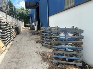 Thanh Lý Dây Chuyền Sơn Pallet Cũ bán chuyền sơn nằm cũ